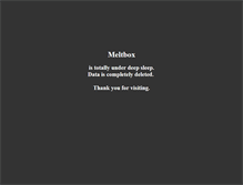 Tablet Screenshot of meltbox.com